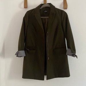 Topshop dark olive green pea oat 4P